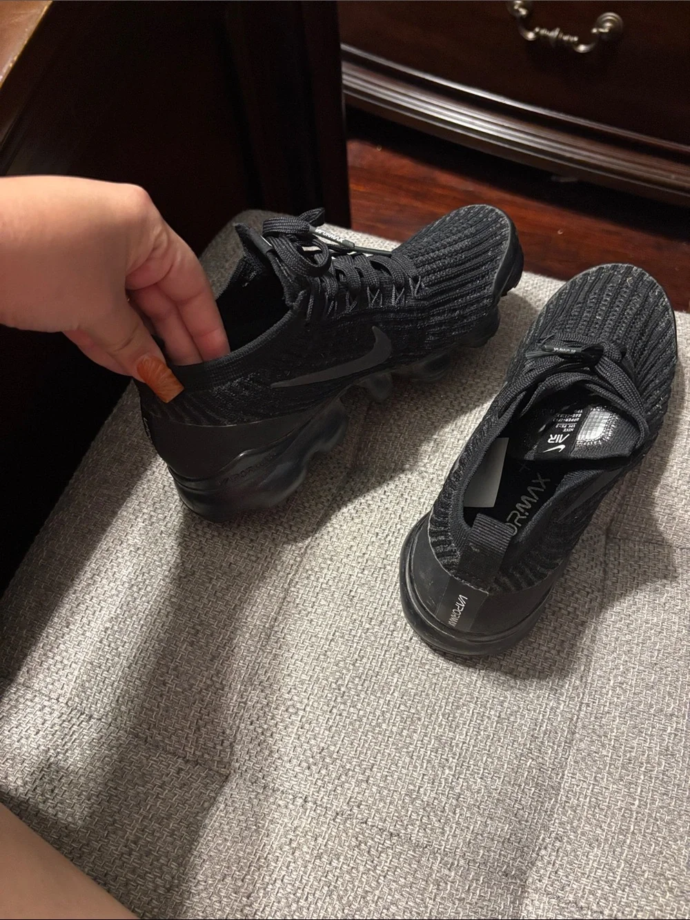 Nike triple black vapor Max flyknit 3